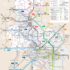 Network Map - Expert Version Plan mit Infos zu Vergabenetzen und Verkehrsunternehmen sowie Angaben zur Fahrtenhäufigkeit und Kursbuchstrecken